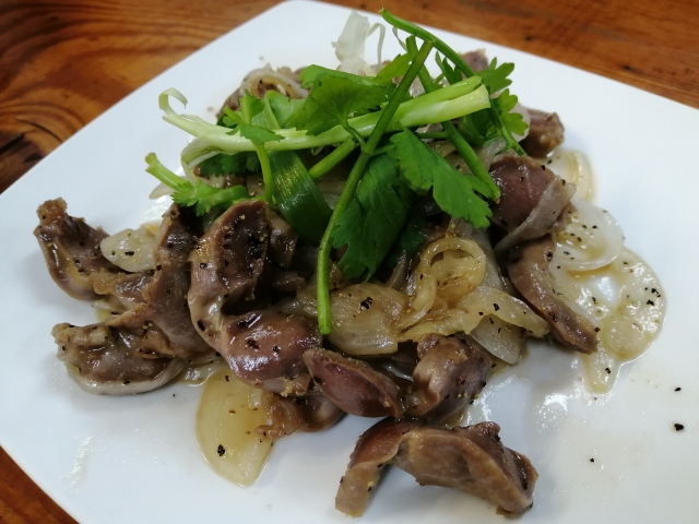 砂肝料理